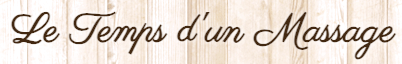 logo le temps d'un massage