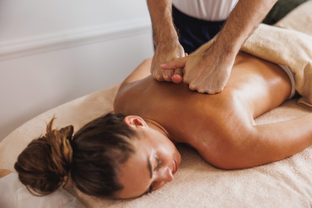massage du dos