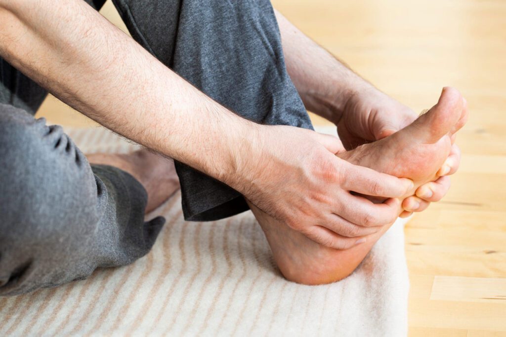 auto-massage du pied