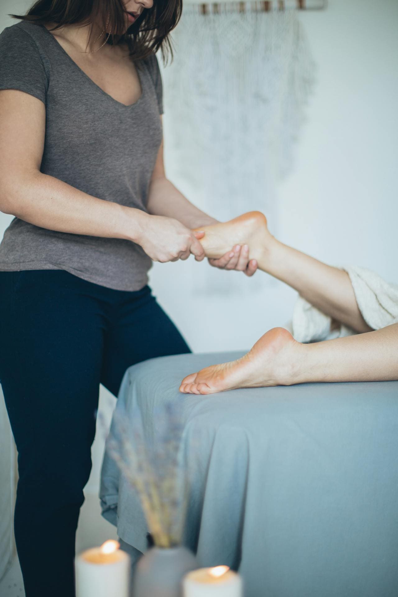 comment masser les jambes