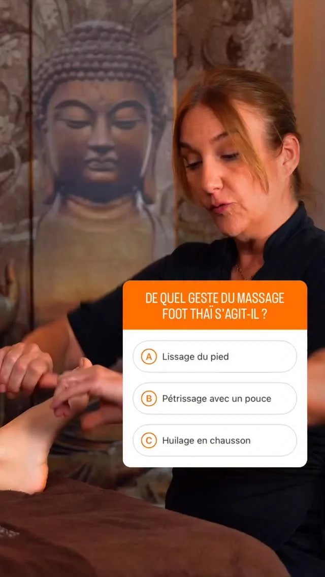 ✨ Saurez-vous retrouver le geste ? ✨Voici un geste que nous utilisons dans notre protocole de massage Foot Thaï chez Temana 🦶💆‍♀️Mais saurez-vous deviner de quel geste il s’agit exactement ? 👀🤔🧠 Cliquez si vous pensez avoir la bonne réponse !#temana #quizz #massage #footthai #gestedumassage #formationmassage